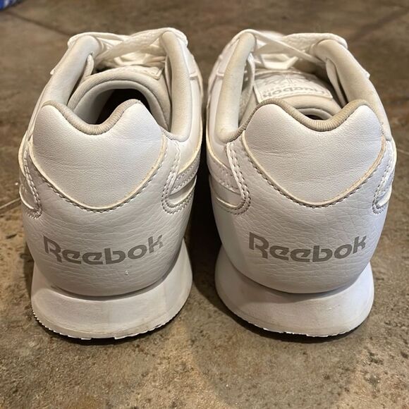 Reebok Classic White Leather Sneaker Shoe Mens 5.5 EU 37 1Y3501 Athletic - Picture 6 of 13